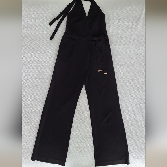 H&M Halter Tie Wide Leg Jumpsuit - Picture 6 of 10